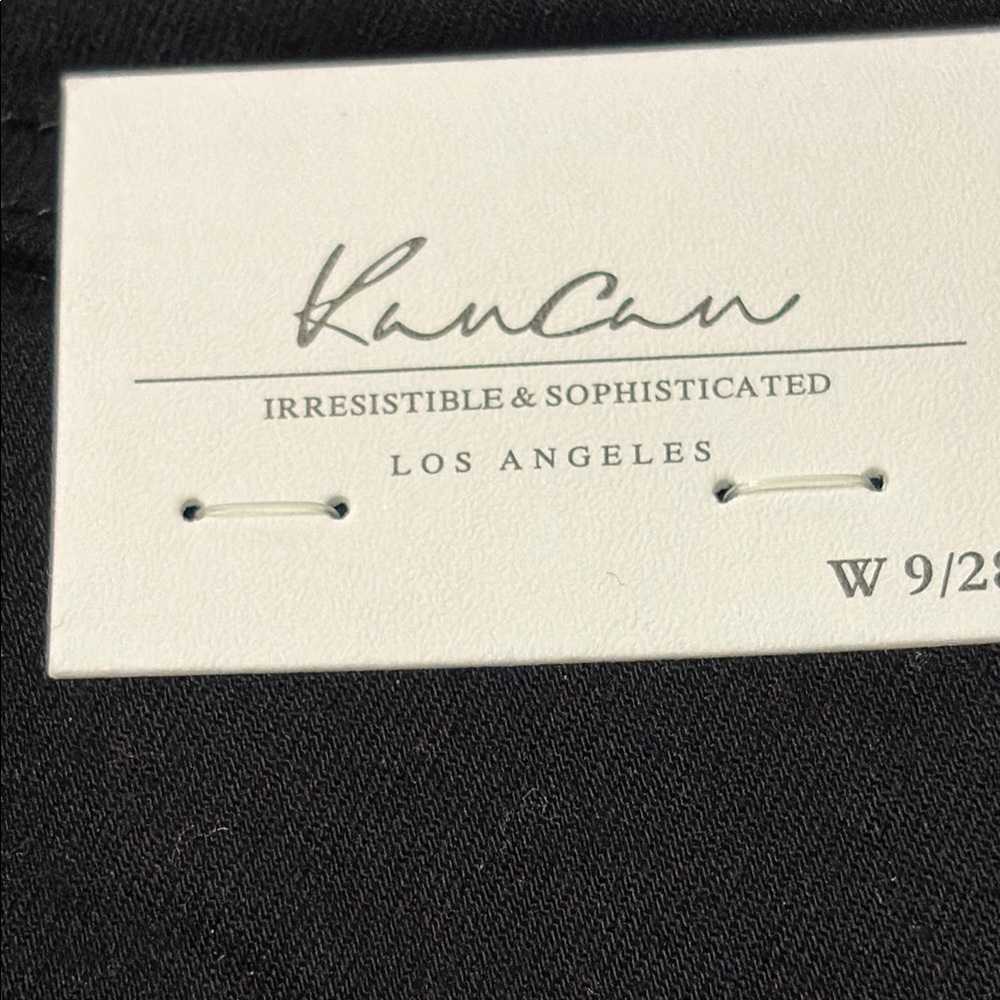 NWT KanCan Black Distressed Jean Shorts - Picture 4 of 11